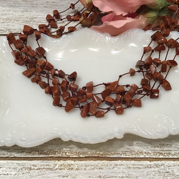 🌸[2/$30.00]🌸 Goldstone Necklace - Picture 2 of 6